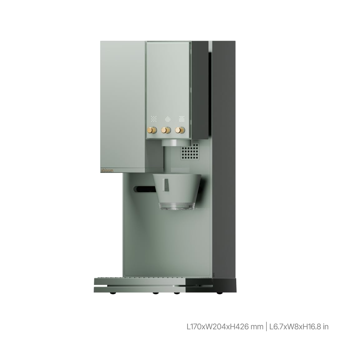 xBloom Studio Coffee Machine – Drip Coffee Maker with Built-in Grinder and Scale, 3 Automation Levels, App Connected Pour Over Coffee Maker for Specialty Coffee Lovers, Midnight Black