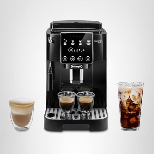 De'Longhi Magnifica Evo Automatic Espresso & Coffee Machine with Manual Milk Frother, Built-in Grinder & Auto-Clean Function - For Latte, Cappuccino, Americano, Iced Coffee, ECAM29043SB