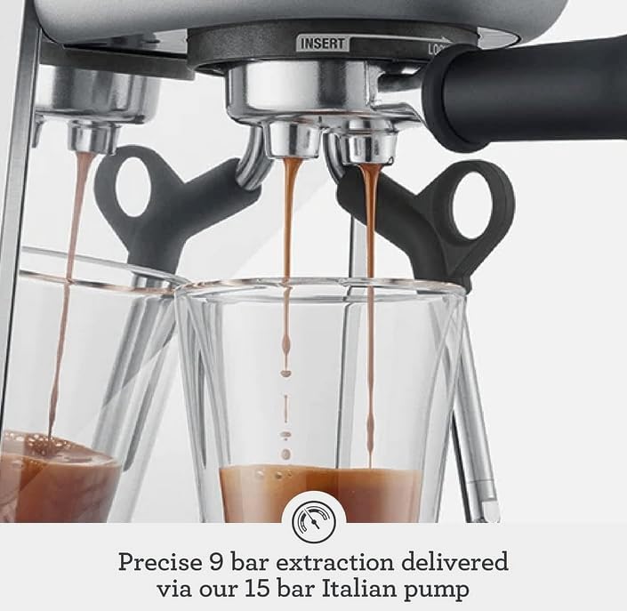 Breville Bambino Plus Espresso Machine Bundle w/ Baratza Encore ESP Espresso Grinder | Black | BEP501BTR1BNA1