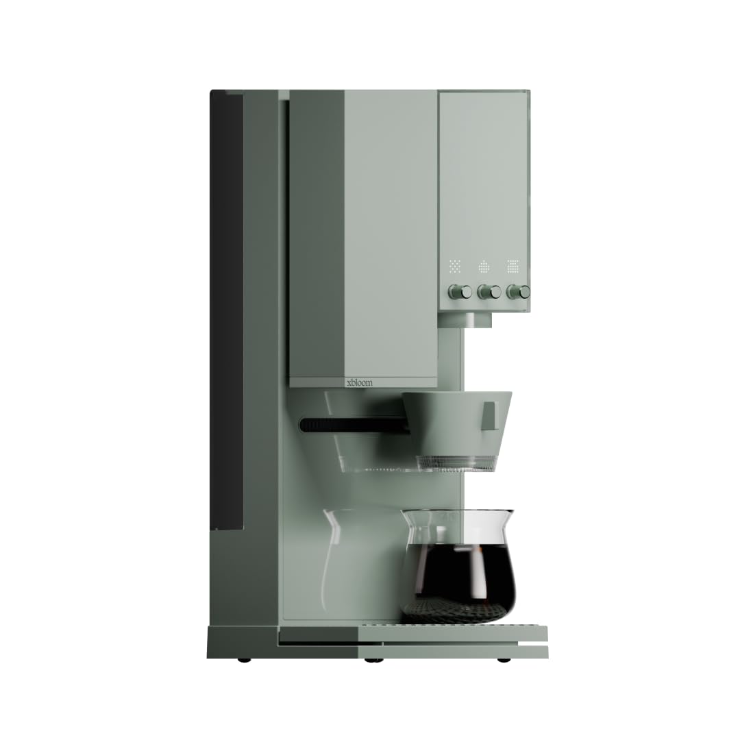 xBloom Studio Coffee Machine – Drip Coffee Maker with Built-in Grinder and Scale, 3 Automation Levels, App Connected Pour Over Coffee Maker for Specialty Coffee Lovers, Midnight Black