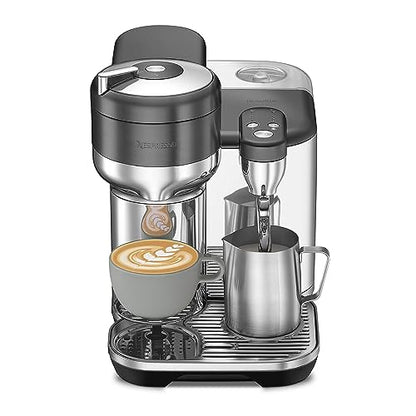 Nespresso Vertuo Creatista Coffee and Espresso Maker by Breville, Brushed Stainless Steel