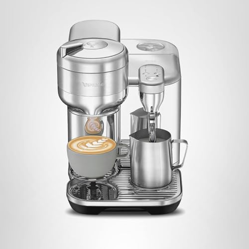 Nespresso Vertuo Creatista Coffee and Espresso Maker by Breville, Brushed Stainless Steel