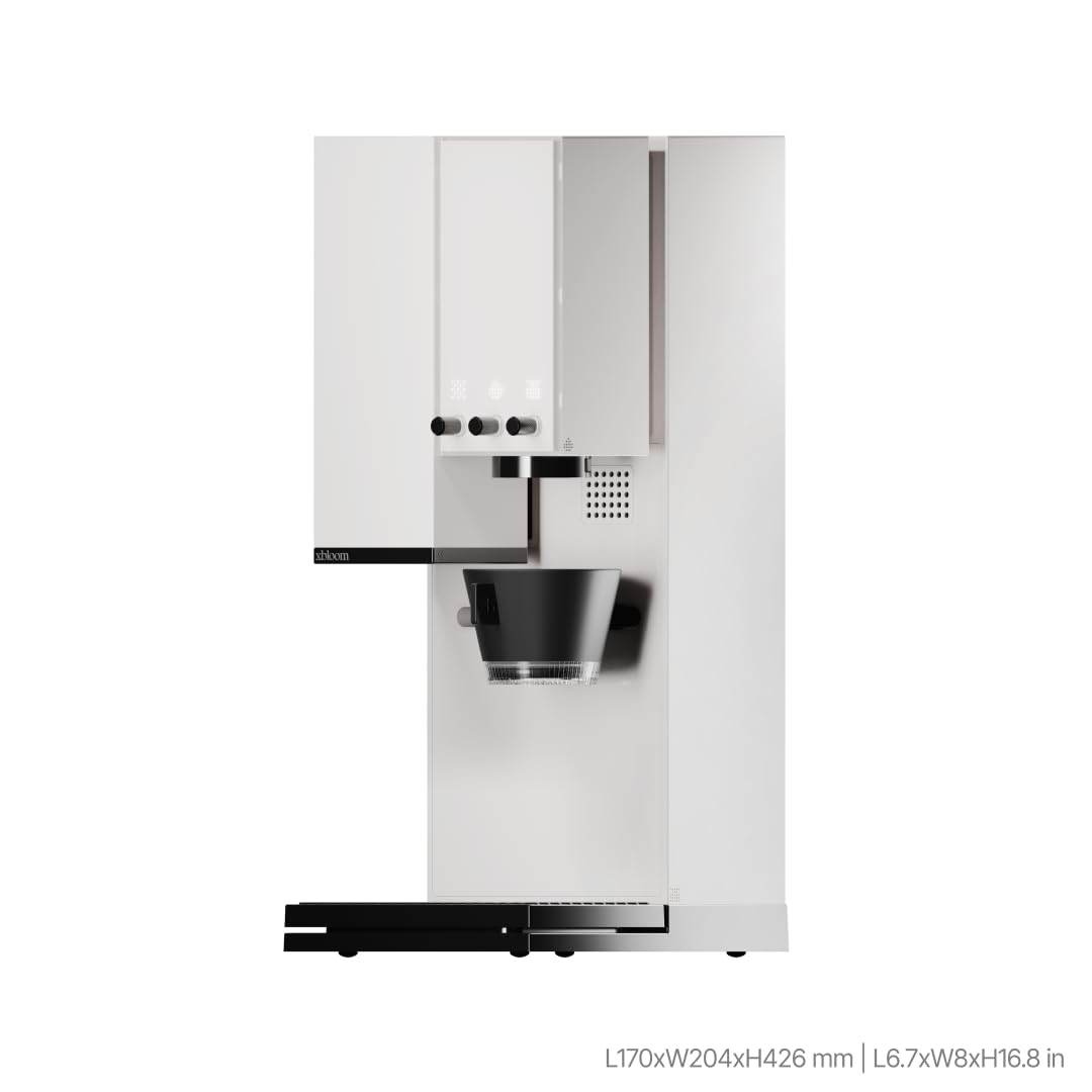 xBloom Studio Coffee Machine – Drip Coffee Maker with Built-in Grinder and Scale, 3 Automation Levels, App Connected Pour Over Coffee Maker for Specialty Coffee Lovers, Midnight Black