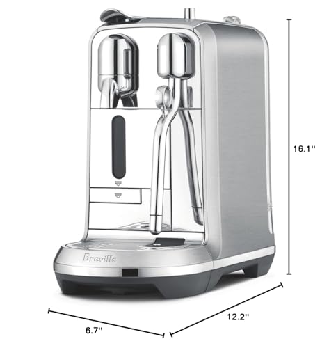 Nespresso Creatista Plus Espresso Machine by Breville, Brushed Stainless Steel