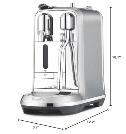 Nespresso Creatista Plus Espresso Machine by Breville, Brushed Stainless Steel
