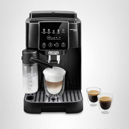 De'Longhi Magnifica Evo Automatic Espresso & Coffee Machine with Auto Milk Frother, Built-in Grinder & Auto-Clean Function - For Latte, Cappuccino, Americano, Iced Coffee, ECAM29084SB , Silver