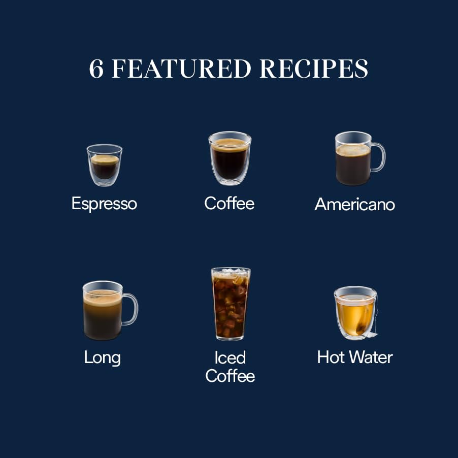 De'Longhi Magnifica Evo Automatic Espresso & Coffee Machine with Manual Milk Frother, Built-in Grinder & Auto-Clean Function - For Latte, Cappuccino, Americano, Iced Coffee, ECAM29043SB