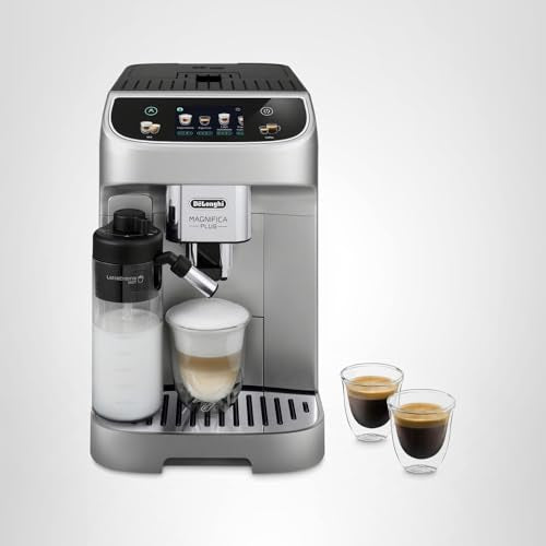 De'Longhi Magnifica Evo Automatic Espresso & Coffee Machine with Auto Milk Frother, Built-in Grinder & Auto-Clean Function - For Latte, Cappuccino, Americano, Iced Coffee, ECAM29084SB , Silver