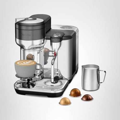 Nespresso Vertuo Creatista Coffee and Espresso Maker by Breville, Brushed Stainless Steel