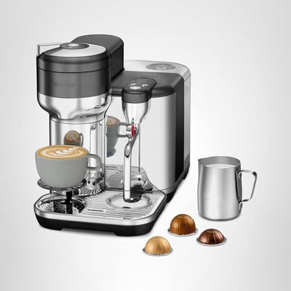 Nespresso Vertuo Creatista Coffee and Espresso Maker by Breville, Brushed Stainless Steel