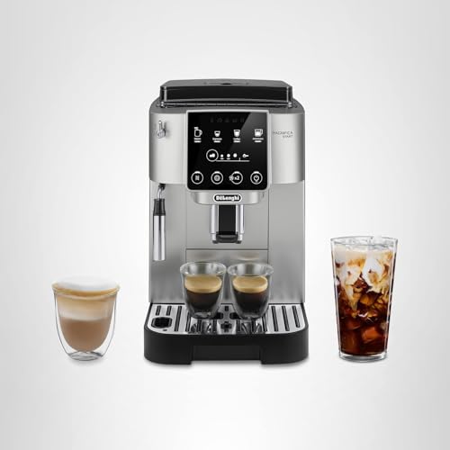 De'Longhi Magnifica Evo Automatic Espresso & Coffee Machine with Manual Milk Frother, Built-in Grinder & Auto-Clean Function - For Latte, Cappuccino, Americano, Iced Coffee, ECAM29043SB