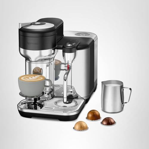 Nespresso Vertuo Creatista Coffee and Espresso Maker by Breville, Brushed Stainless Steel