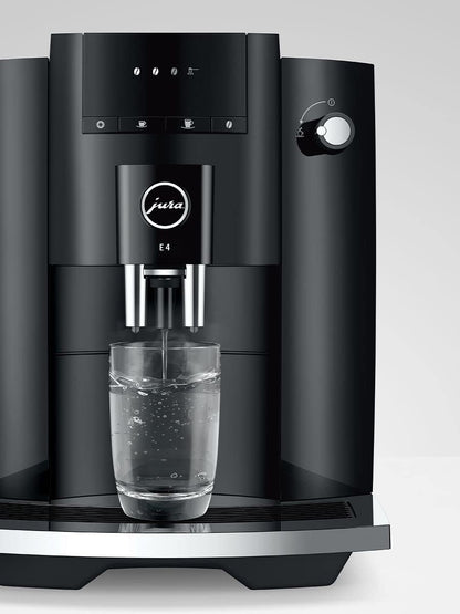 Jura E4 Piano Black Automatic Coffee Machine