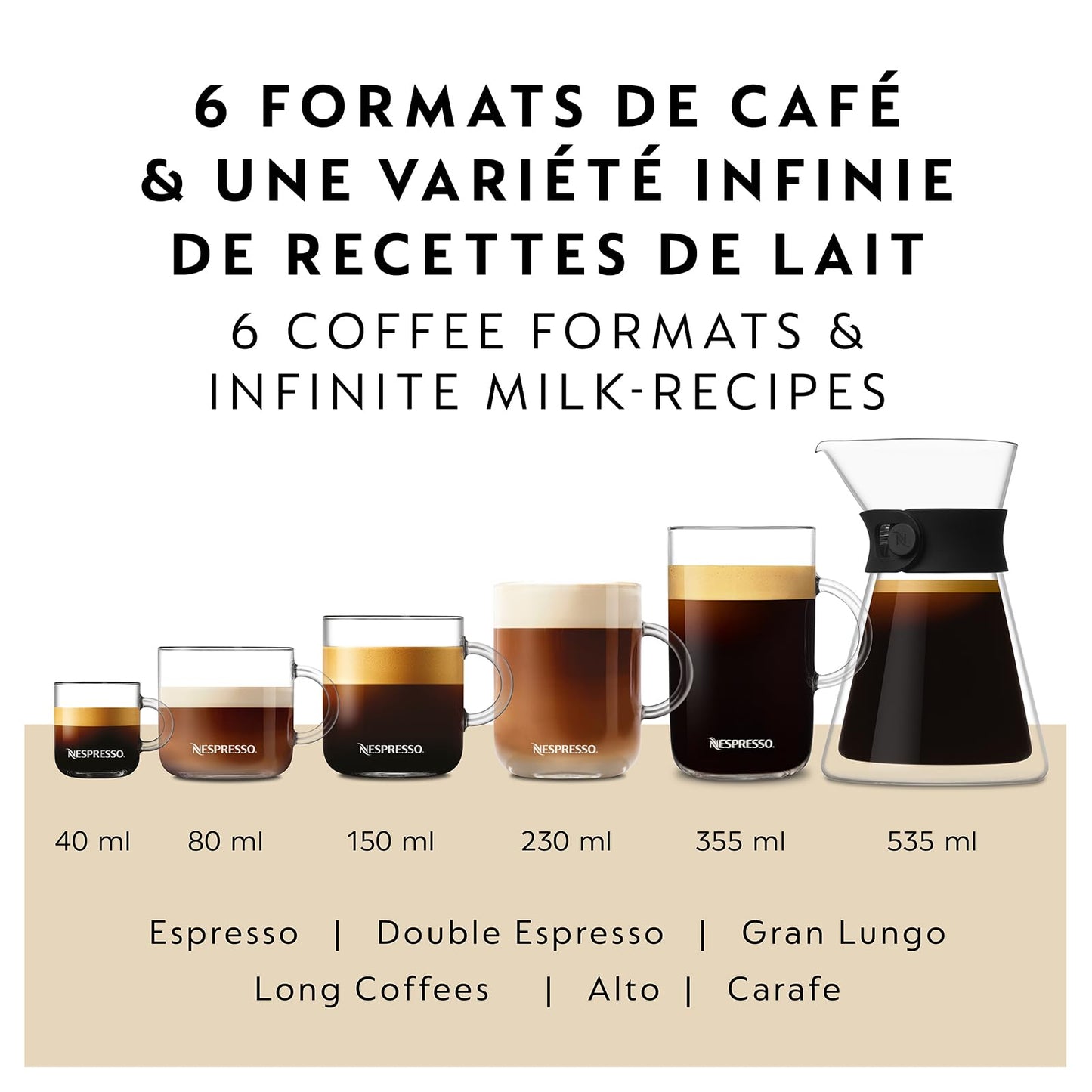 Nespresso Vertuo Creatista Coffee and Espresso Maker by Breville, Brushed Stainless Steel