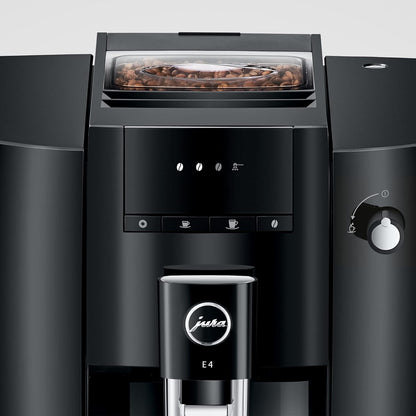 Jura E4 Piano Black Automatic Coffee Machine