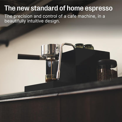 Fellow Espresso Series 1 Home Espresso Machine – 58mm Portafilter, 2 Minute Heat Up, Pressure Profiling, Precise Temperature Control, Assisted Milk Steaming, Built-In Guidance, Matte Black