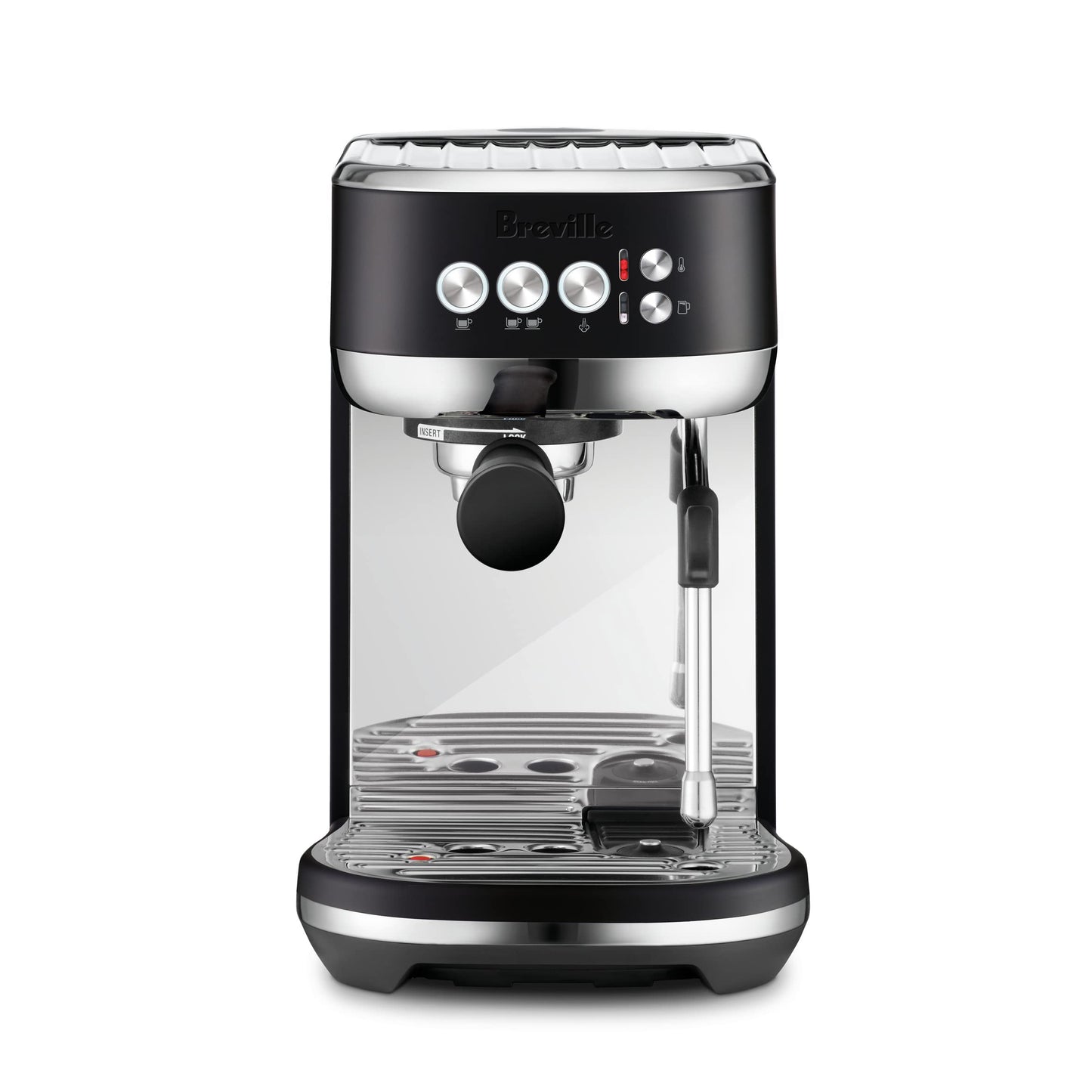 Breville Bambino Plus Espresso Machine BES500BSS, Brushed Stainless Steel, 64 oz Water Tank