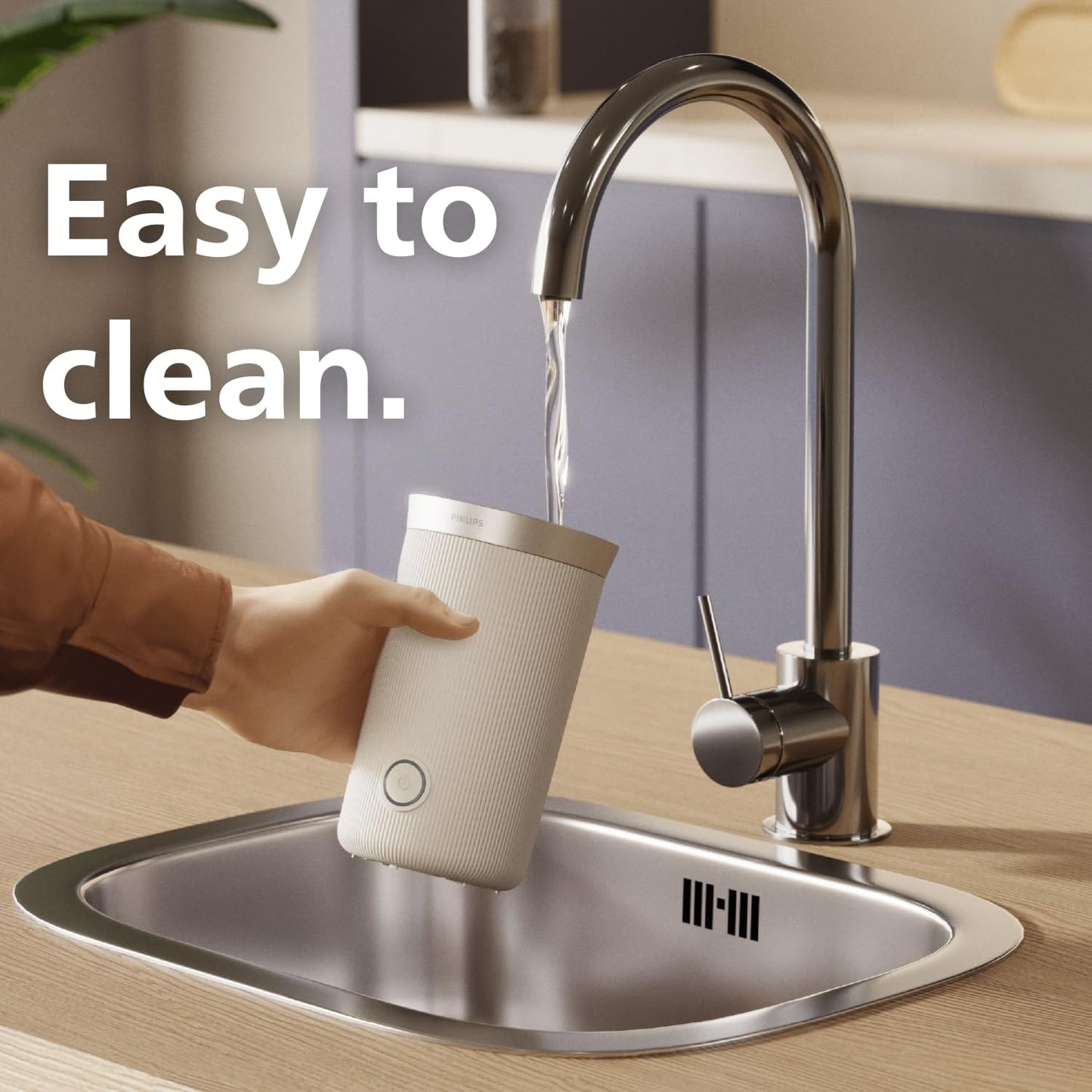 Philips Baristina Espresso Machine+Milk Frother Bundle. Real espresso. Compact coffee machine,portafilter, grinder, Cafe Crema. Dairy & Non-Dairy Milk foam. Hot & Cold. Easy Clean. White (BAR303/00)