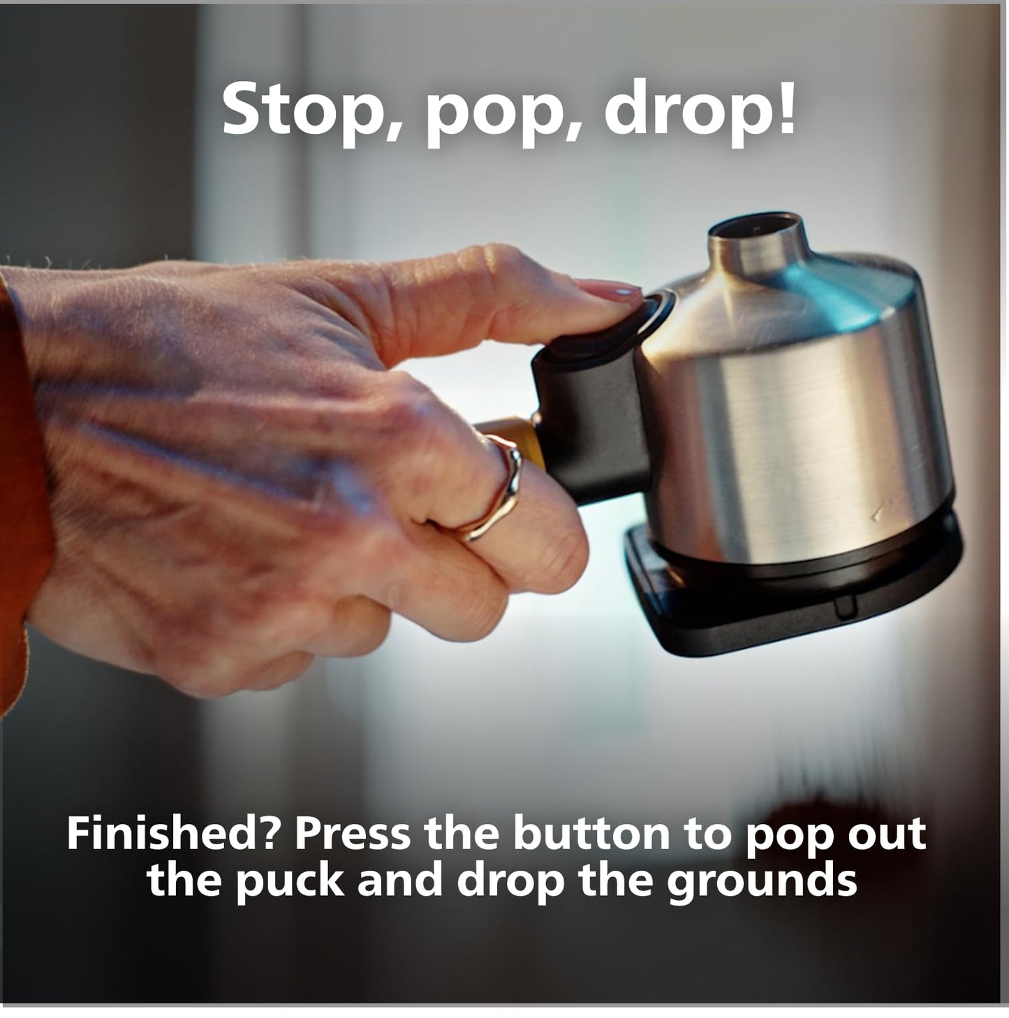 Philips Baristina Espresso Machine+Milk Frother Bundle. Real espresso. Compact coffee machine,portafilter, grinder, Cafe Crema. Dairy & Non-Dairy Milk foam. Hot & Cold. Easy Clean. White (BAR303/00)