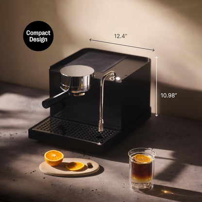 Fellow Espresso Series 1 Home Espresso Machine – 58mm Portafilter, 2 Minute Heat Up, Pressure Profiling, Precise Temperature Control, Assisted Milk Steaming, Built-In Guidance, Matte Black